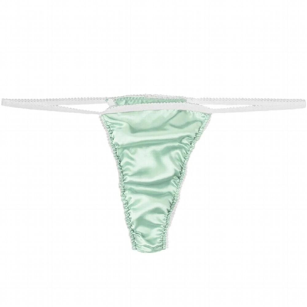 Men Smooth Silky Satin Panties Sexy Low Rise T-Back Micro Tangas Sissy ...