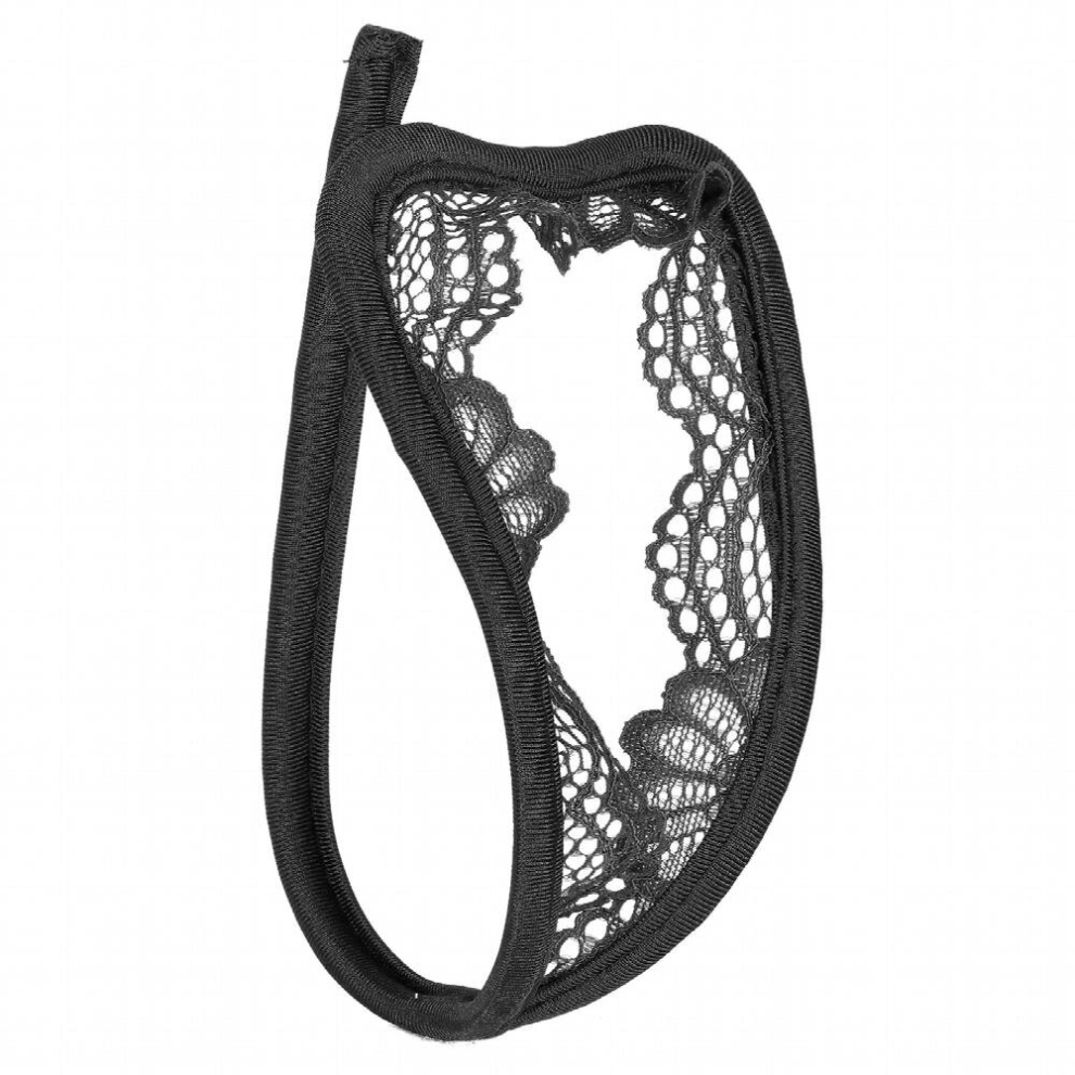 Gay Mens Sexy Lingerie Underpants Hollow Out Lace Bulge Pouch C-string Panties Sissy Crossdress Underwear Thong Briefs Nightwear