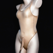 Mens Sleeveless Strappy Mesh Sheer Bodysuit Leotard See Through Pantyhose Bodystocking See Through Tight Bandage