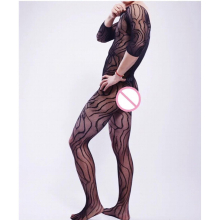 Sexy Lingerie Men Sexy Lingerie costumes Net Stockings porno Exotic bodysuit sex intimates Netting Underwear hose