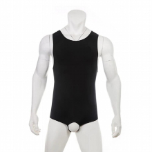 Mens Sexy Crotchless Bodysuit Open Butt Underwear Hollow Out Exotic Lingerie Backless Jumpsuit Fetish Costumes Underpants