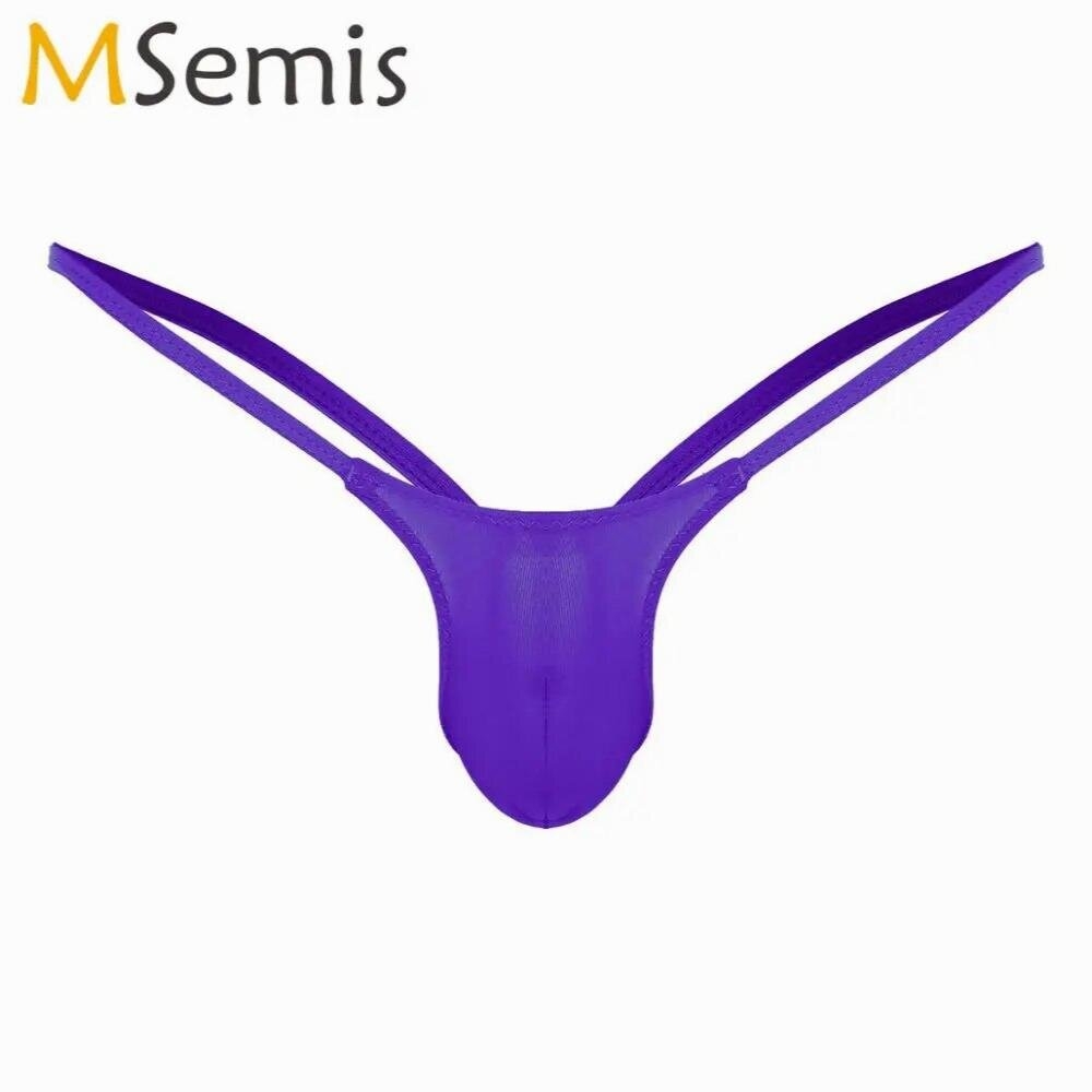 SISSY POUCH PANTIES underwear men's sexy lace pink bikini thong Sz S-5XL U