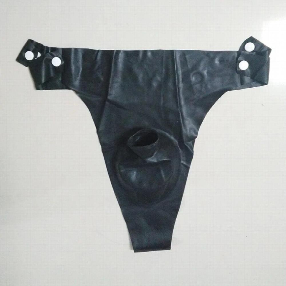 Multicoloured Latex Briefs Fetish Buttoned Panties Shorts With Ball Sexy Adaptive Underwear Tights Exotic Brief
