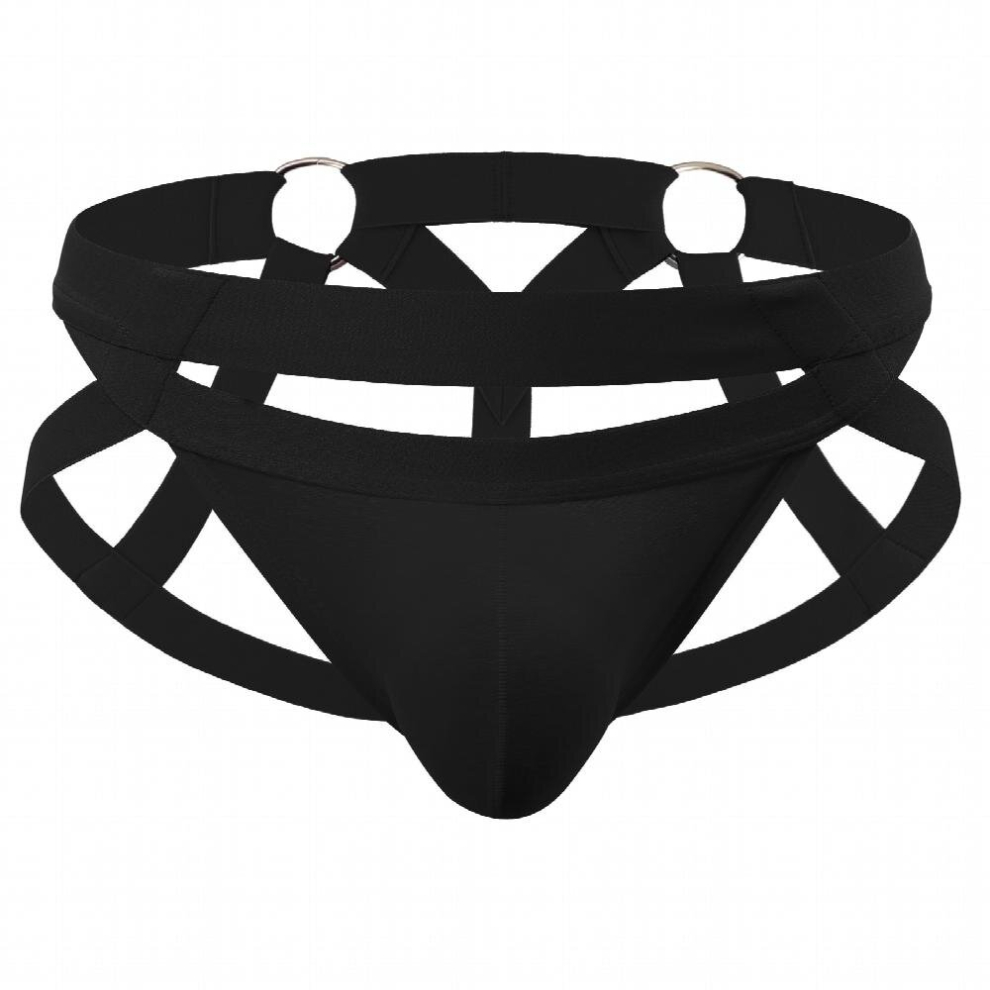 Men Sexy G String Thong Erotic Jockstrap Bondage Underwear Penis Pouch Strap Harness Lingerie Hollow Underpants
