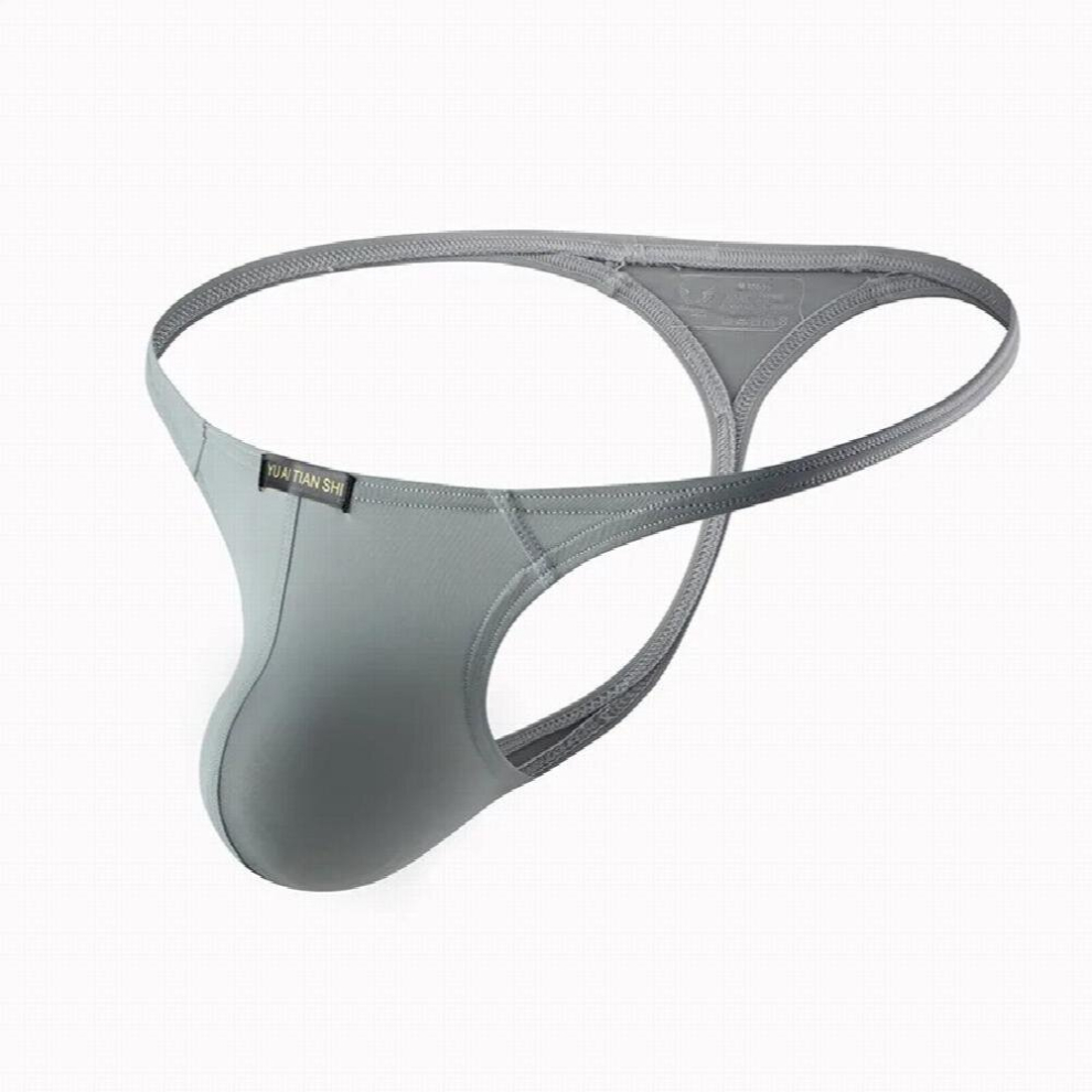 Men Thongs and G Strings Underwear Low Rise Solid Briefs Penis Hipster Jockstrap Lingerie Tanga Hombre Sexy Breathable Thong