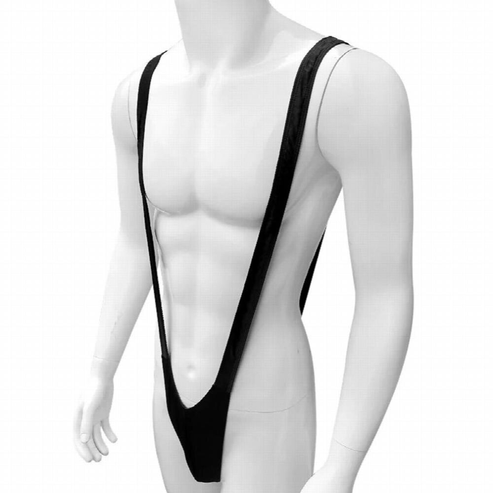 Black Mens Undershirt Elastic Sexy Wrestling Singlet Underwear Sexy Men Bodysuit Jumpsuit Thongs Gay Jockstrap G Strings