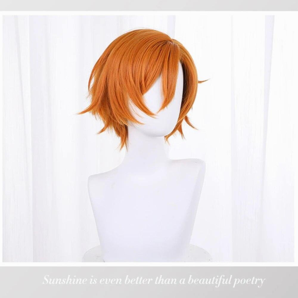 Anime Sasaki and Miyano Cosplay Wig Shumei Sasaki Orange Hair Miyano Yoshikazu Hair Halloween Carnival Party Cos Props Wig-image-OPC-PCQV77P-NEW