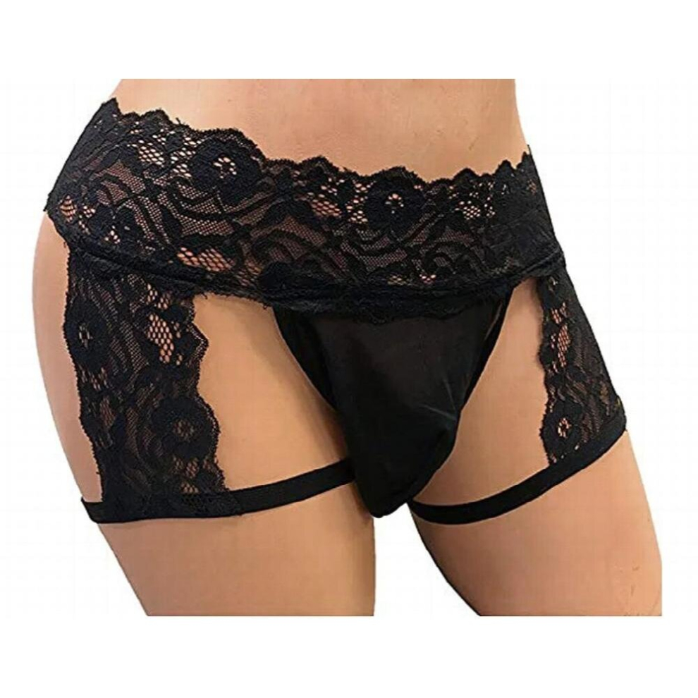Multicoloured Sexy Mens Panties Hollow Breathable Lace Sexy Lingerie Gay Sissy Erotic Underwear Intimates G-String Thongs