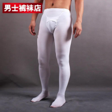 Mens Autumn and Winter Pantyhose Sexy Access Control Stockings 200D Thickened Warm Spring and Autumn Sexy Leggings Silk