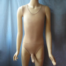 Sexy Male Erotic See Shrough Tight Bodysuit Lingerie Sheer Crotch Sheath Leotard Sissy Fetish Underwear Costume