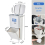 Living And Home 45L White 2-Tier 3-Compartment Dustbin Kitchen Trash Can with Wheels 6