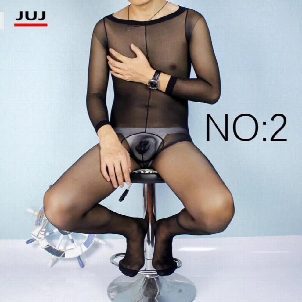 Sexy Man Bodystockings Boyfriend Gift Underwear Elastic Exotic Mens Tights Penis Pouch Sheath Underwear Stocking for Men