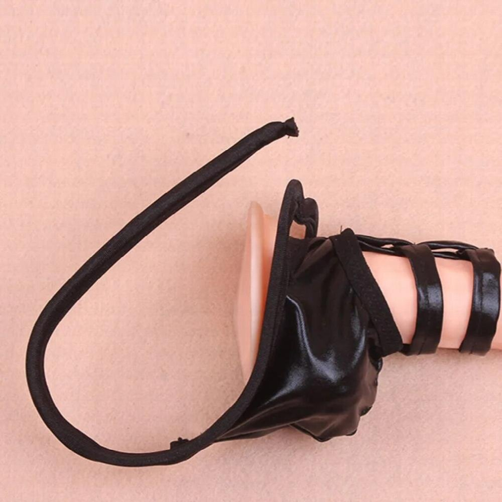 Mens Sexy Invisible Underwear Briefs G-Strings Traceless Crotch Lingerie Gay Open Butt Male Solid Underpants Breathable