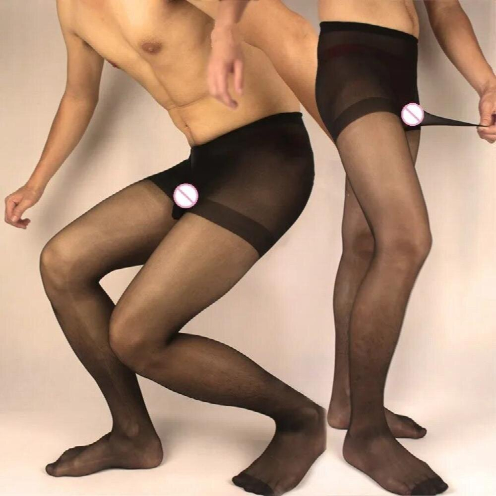 Shengrenmei Collants Sissy Sexy Tights Mens Ultra-thin Hosiery Gay Transparent Stockings Exotic Man See Through Pantyhose
