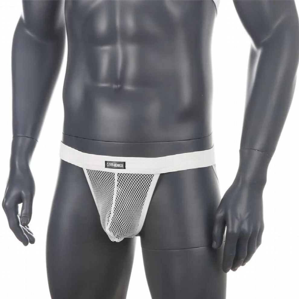 Mens Sexy Underwear Fishnet Mesh Thong See Through Exotic Lingerie Breathable Hollow Out Jockstrap Hombre Panties