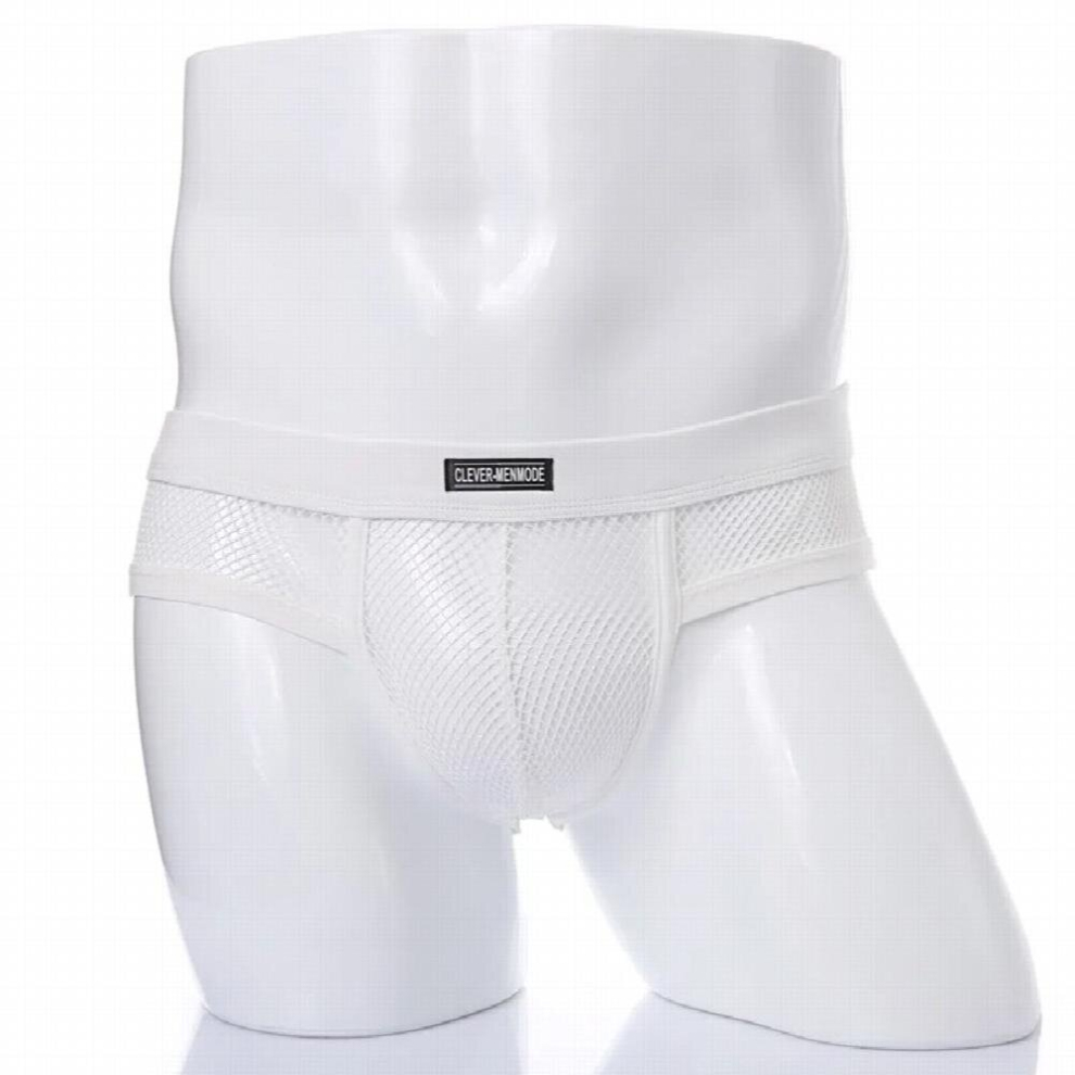 Mens Sexy Mesh Underwear See Through Fishnet Briefs Bulge Penis Pouch Transparent Panties Exotic Lingerie Hombre