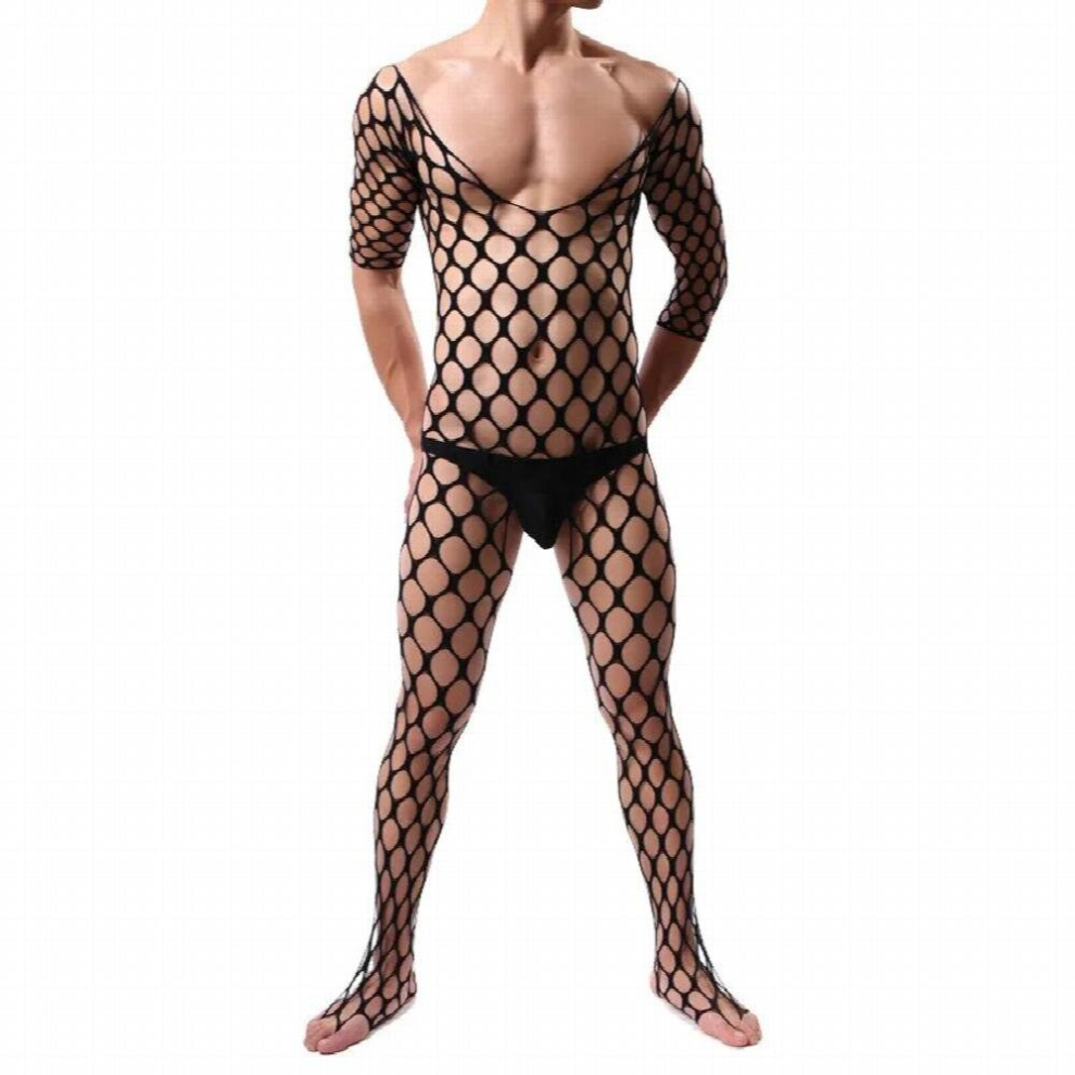 Multicoloured Sexy Sissy Lingerie For Men Crotchless Fishnet Bodystocking Porn Mesh Bodysuit Body Stocking Erotic Crossdress Gay Sex Underwear