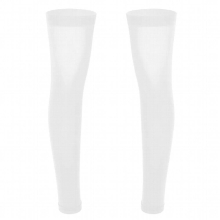Mens Thigh High Full Leg Sleeve Knee Brace Socks Stretchy Footless Sexy Stockings Sissy Lingerie for Male Erotic Gay Underwear