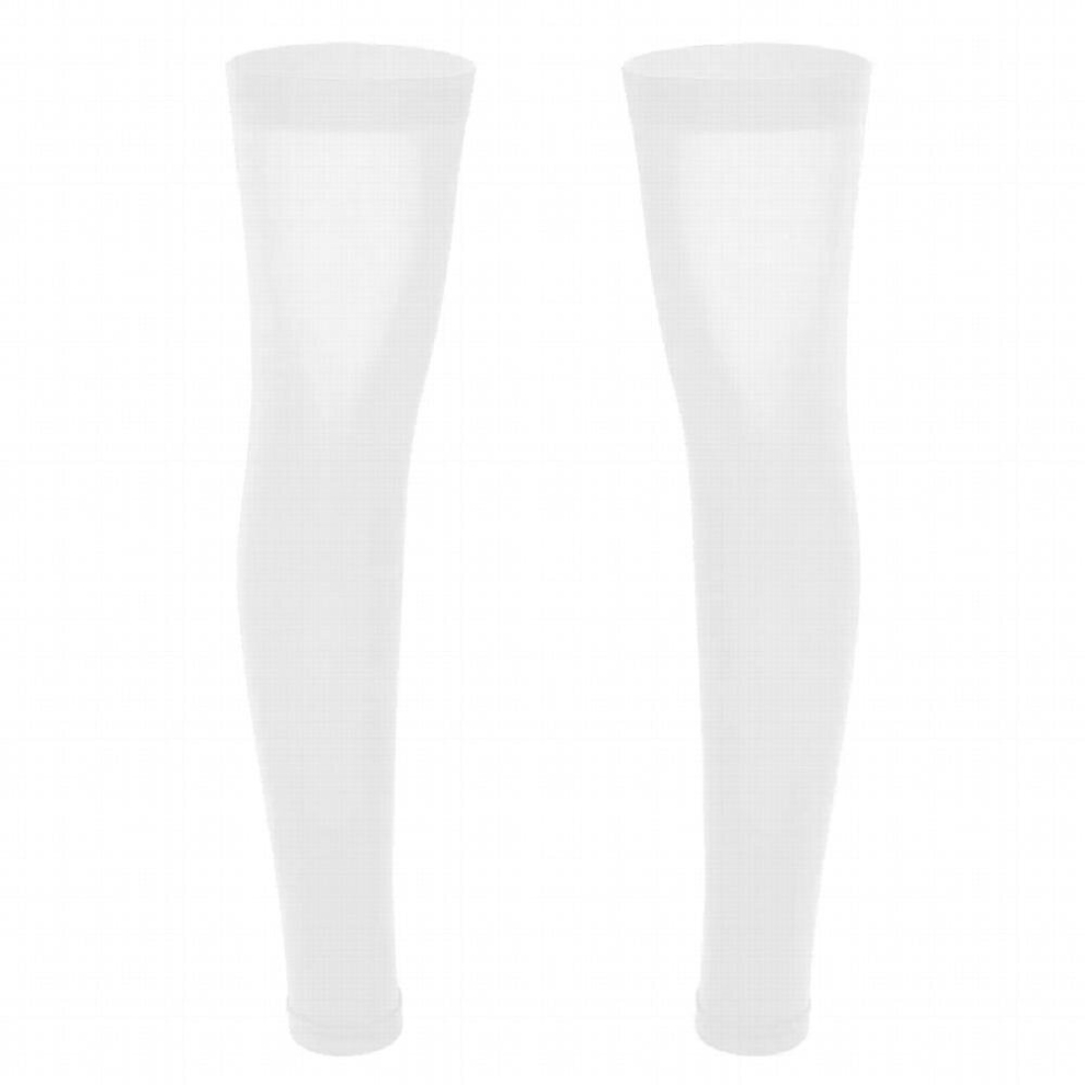 Multicoloured Mens Thigh High Full Leg Sleeve Knee Brace Socks Stretchy Footless Sexy Stockings Sissy Lingerie For Male Erotic Gay Underwear