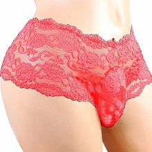 Lace Mens Underwear Breathable Sexy Panties Plus Size Sex Lingerie Male Jockstrap Briefs G-String Thongs Porno Underpants