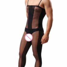 Funny Sexy Lingerie Bodysuit Sex Men Stripe Sleepwear Porno Nightgown Sexy Costumes Body Stockings Male Underwear Sexy Clothing