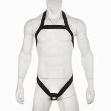 Mens Harness Set Elastic Halter Chest Full Body Straps Stretch Band Belt Lingerie Bondage Waist Gay Clubwear Muscle Harness
