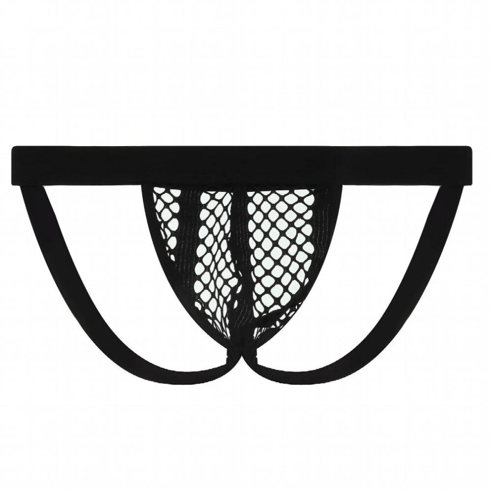 Multicoloured Men Mesh Jockstrap Underwear G Strings Thong Sexy Penis Pouch Bikini Buttocks Hollow Underpants Hombre Panties
