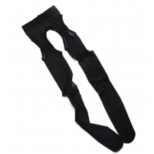 Sexy Open Crotch Tights Exotic Men Crotchless Tights Stretchy Sheer Pantyhose Collant Ouvert Male Strumpfhose