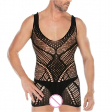 Men Sexy Lingerie Intimates Exotic Sleepwear Bodysuit Sexy Costumes Net Nightdress Porno Night Male Underwear