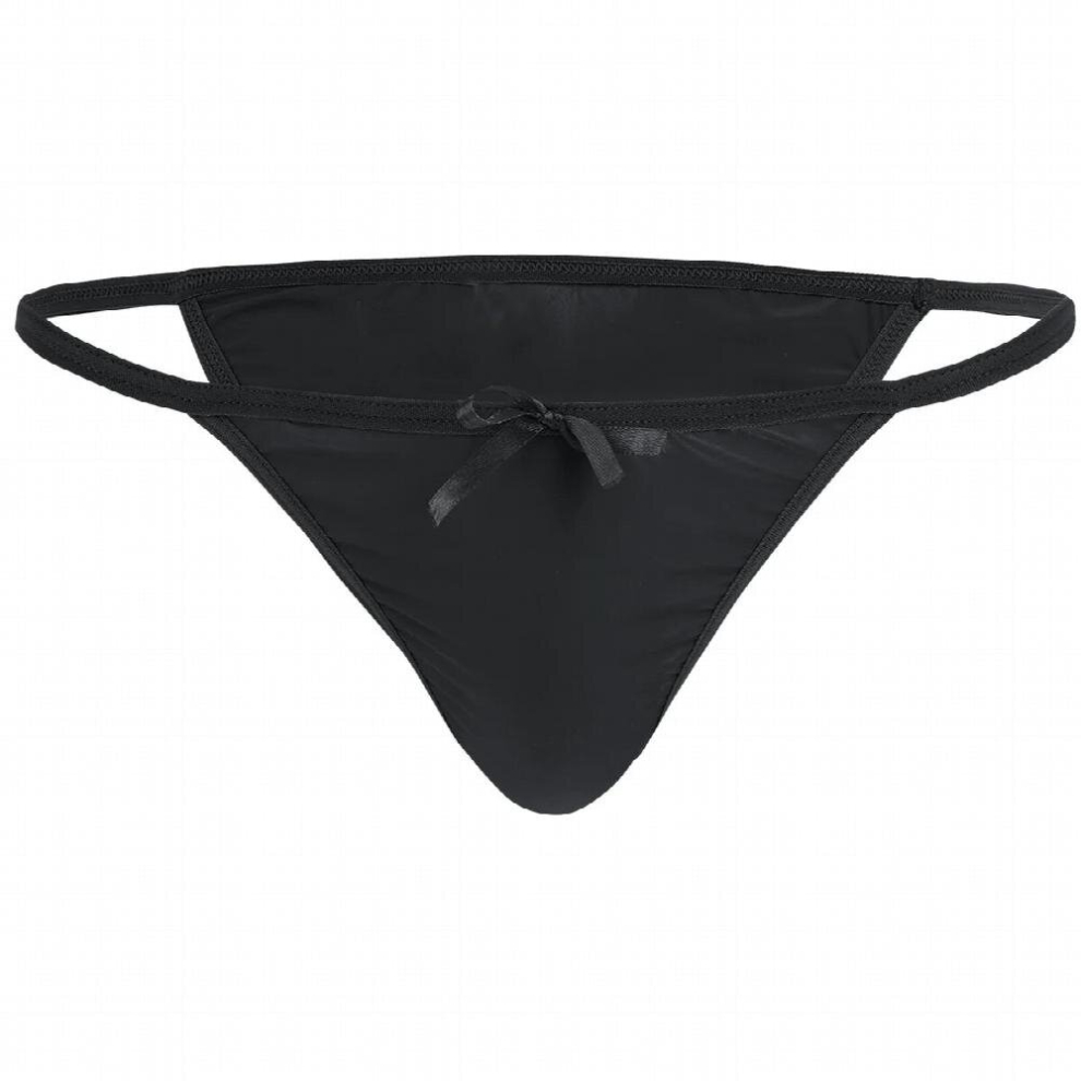 Men Sexy Underwear Lingerie Sissy Panties Tanga Bikini Bottoms Gay Bow G String Sex Underwear Porno Men Brief Underpants