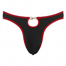 Mens Sexy Stretchy Jockstrap Bikini Briefs Bottoms G-String Thongs Panties with A Hole Erotic Gay Underwear Lingerie Underpants