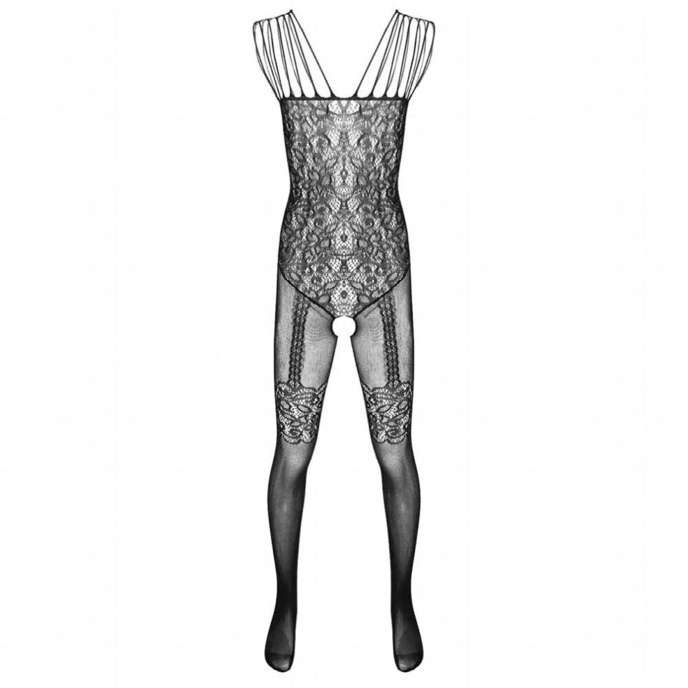 Men Open Butt Pantyhose Gay Erotic Lingerie Sissy See Through Sheer Footed Crotchless Body Pantyhose Tights Full Body Stocking