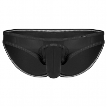 Mens Lingerie Hollow Out Bulge Pouch Briefs Sexy Porn Underwear Low Rise Patchwork Thong Elastic Waist Underpants Underwear
