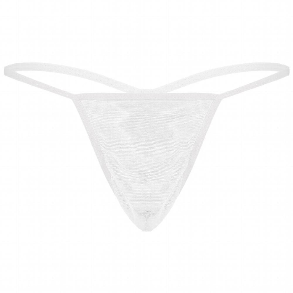 Multicoloured Lingerie G-String Thongs Briefs For Mens See Through Underpants Bulge Pouch Panties Gay Male Low Waist Erotic Sexy Underwear