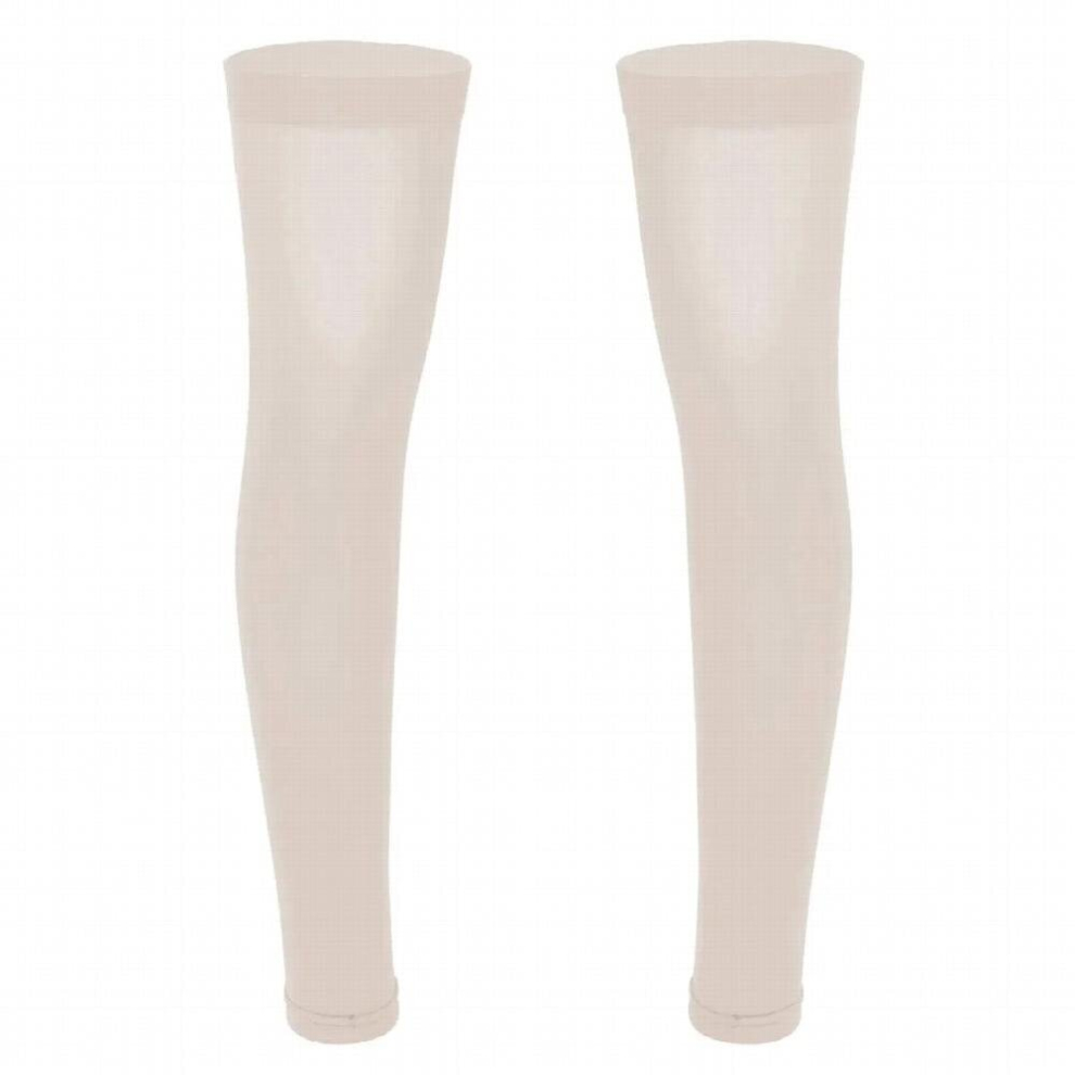 Multicoloured Mens Erotic Lingerie Stockings Pantyhose Thigh High Full Leg Sleeve Footless Knee Brace Thigh And Calf Support Stretchy Socks