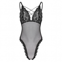 Mans Sexy Lingerie Sissy Teddies Bodysuit See-through Mesh Lace Patchwork Catsuit Crisscross Strappy Adjustable Straps Leotard