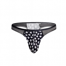 Men Sexy Bikini See Through Breathable Mesh Underwear Transparent T Back Thong U Convex Bugle Penis Pouch Hombre