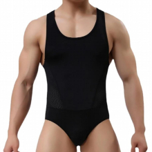 Mens Underwear Sports Bodysuits Sexy Costume Gay Bodysuit Sissy Lingerie Fetish One-pieces Clothing Bodystocking Fishnet