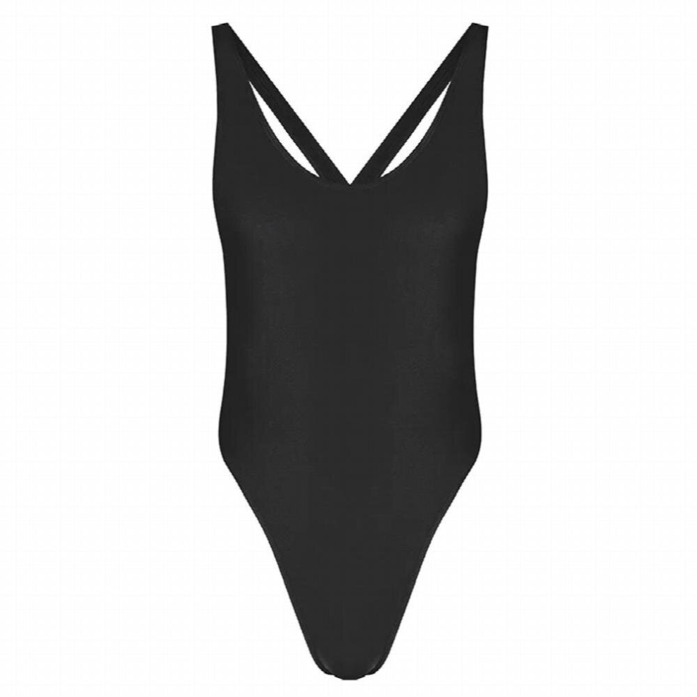 Mens Sissy Lingerie Sleeveless Criss-Cross Backless High Cut Thong Bodysuit Leotard Jumpsuit Bodycon Sleepwear Sexy Clubwear