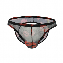 Backless Briefs Jockstrap Men Mesh Sexy Underwear Open Butt Underpants Penis Pouch Lips Lingerie Panties