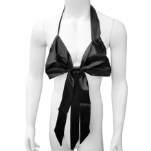 Erotic Sisisy Lingerie Big Bow Hanging Neck Backless Jumpsuit Sexy Lingerie Body Suit Sexy Underwear Sexy Mens Bodysuit Rompers