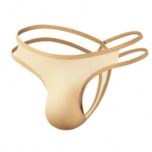 7PCS Low Waist Soft Ice Silk Thin Silky Males Thongs Mens Sexy Summer Underwear Cross Belt Erotic Panties