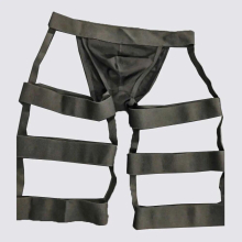 Men Sexy Erotic Lingerie Bandage Underwear Gay Man Bodysuit Leg Harness Underpants Male Sexy Temptation Jumpsuit Hollow Lingerie