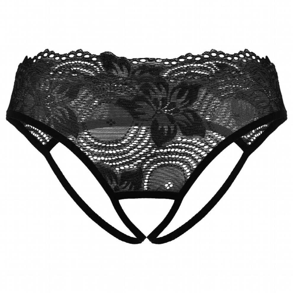 Gay Mens Floral Lace Sexy Briefs Underwear Erotic Lingerie See Through Sheer Open Crotch Underpants Crotchless Thong Panties