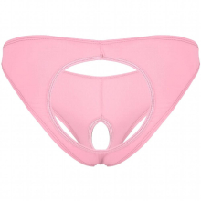 Mens Hollow Out Open Butt Briefs Exotic Panties Lingerie Party Underwear Low Waist Elastic Waistband Open Penis Sissy Underpants