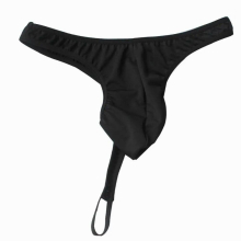 Lingerie Low-rise Breathable Solid G-strings & Thongs Penis Pouch Mesh Jockstraps Mens G String Underwear Men Sexy Thong