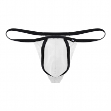 Mens Breathable Bulge Pouch G-strings Micro Bikini Panties Sexy Thin Elastic Waistband T-back Thongs Underwear Panties for Man