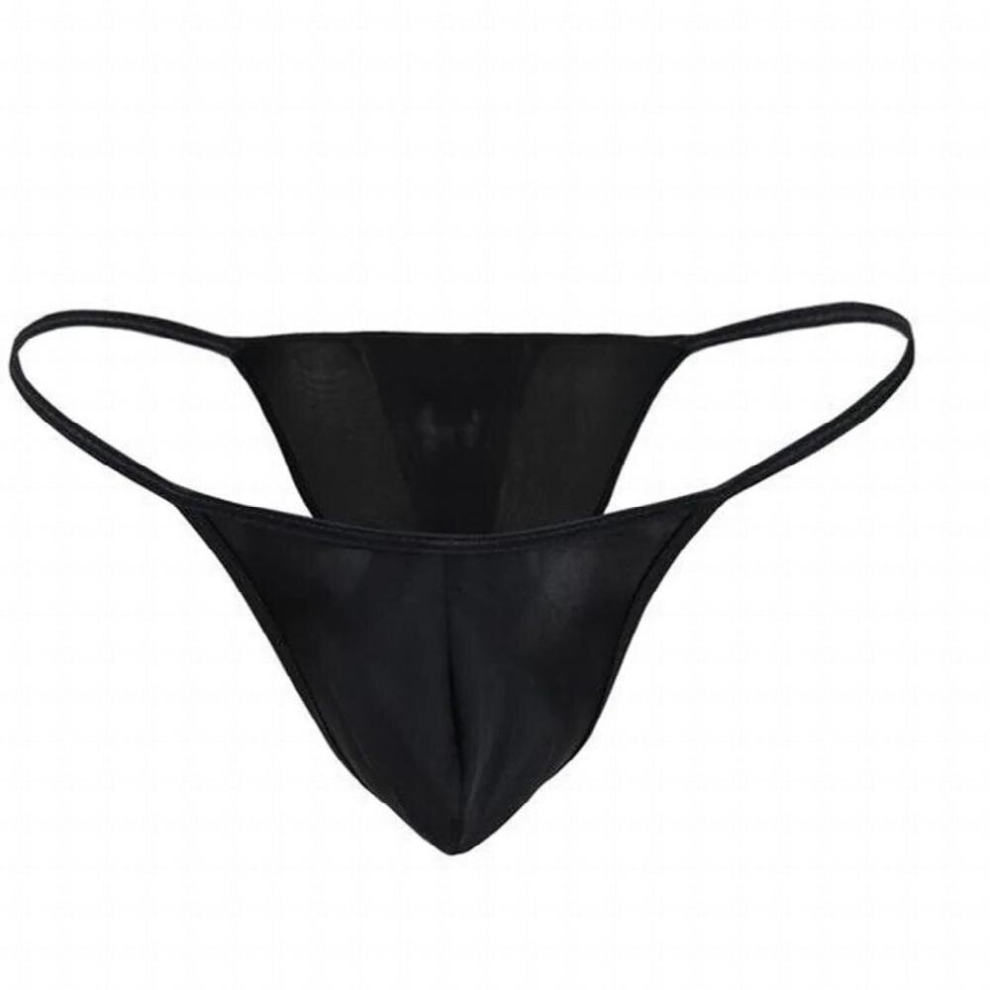 Black Men Mesh Jockstrap Underwear Sexy Gay Stretch Bulge Pouch Tanga Bikini Briefs Underwear String Homme Thong Underpants