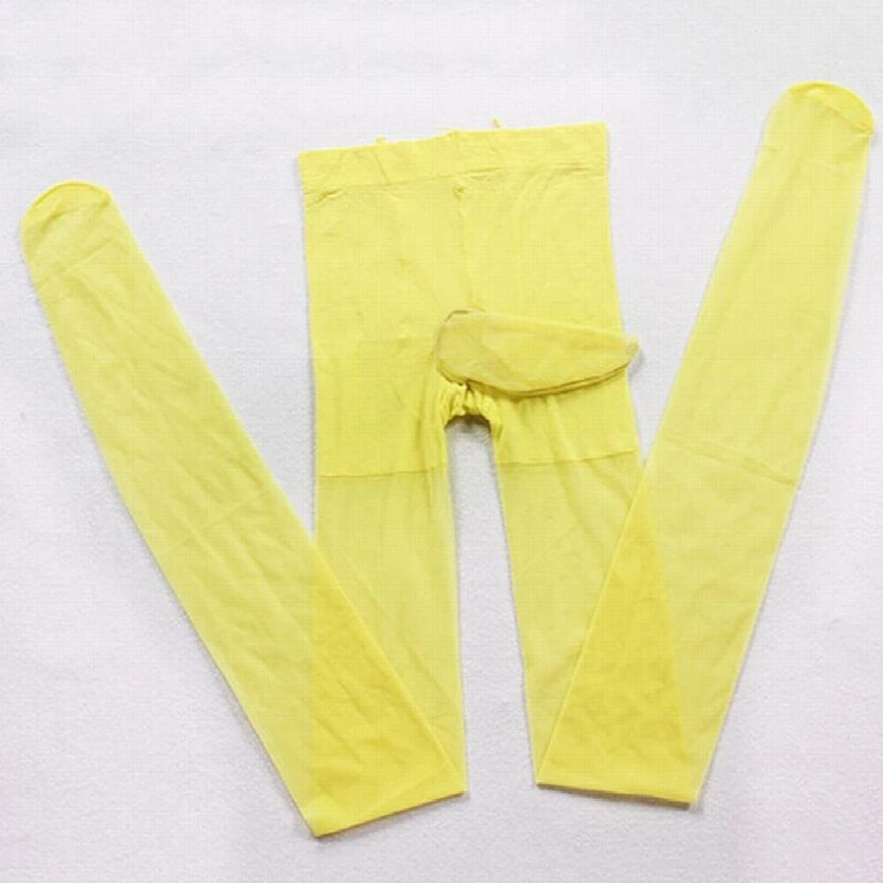 Multicoloured Erotic Mens Pantyhose Colorful With Penis Socks Transparent Sexy Mens Tights Pantyhose Stockings Gay Porn Tights