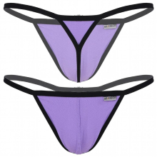 Men Breathable Exotic Bulge Pouch G-String Underwear Low Rise Briefs Thongs Stretchy Elastic Waistband T-Back Underpants Undie